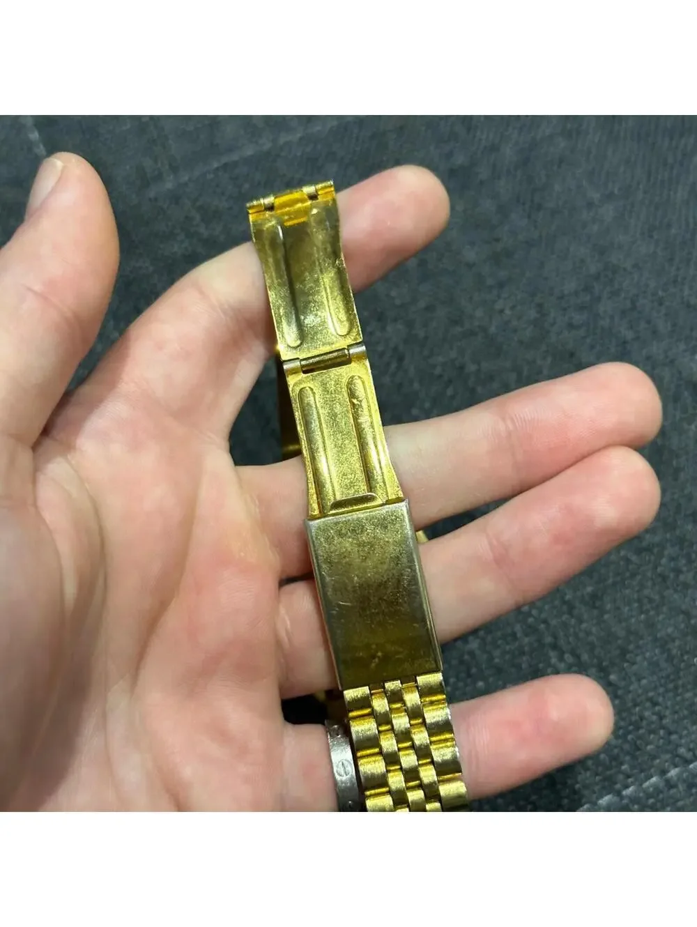 Vintage Netec Womens Gold Tone Watch Needs Battery Japan Movement Quartz